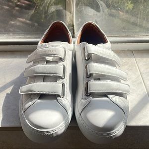 GIVENCHY White Velcro Urban Knots Sneakers